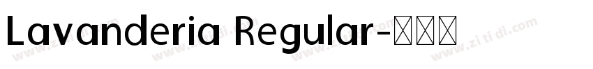 Lavanderia Regular字体转换